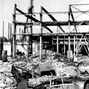 Nibelungenwerk after bomb attack