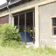 Former garage of the Nibelungenwerk