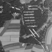 Aerial view of the US Army from 20.04.1945 13.00 
