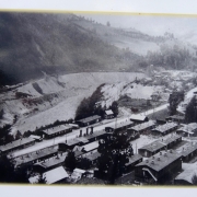 KZ-Großraming, photograph after the dissolution of the camp; 1945