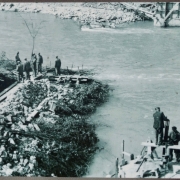 Concentration camp prisoners during power plant construction in Großraming