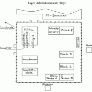 Plan from the early days, drawn by Czech survivors