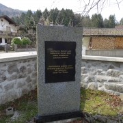 Memorial stone in Ebensee
