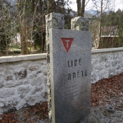 Memorial stone in Ebensee