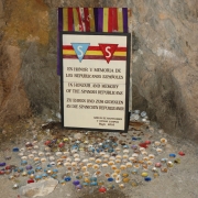 Memorial place in the tunnel system