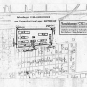 KZ-Saurer Werke: Plan sketch of the former prisoner Franz Kalteis