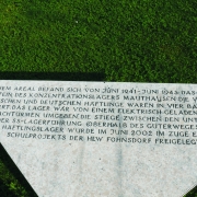 Memorial plaque at the memorial