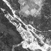 Luftaufnahme des Lagers 