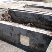 Foundations of the wash barrack