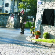 AL Klagenfurt-Lendorf; unveiling of monuments 2007