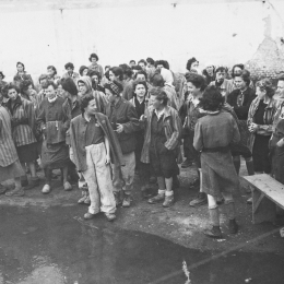 Liberated women on 5 May 1945 